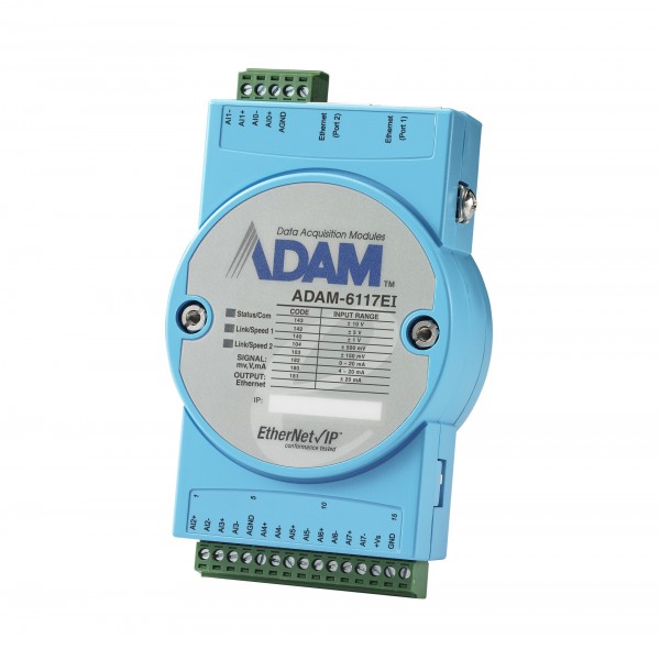 Real-Time EtherNet/IP-I/O-Modul ADAM-6117EI